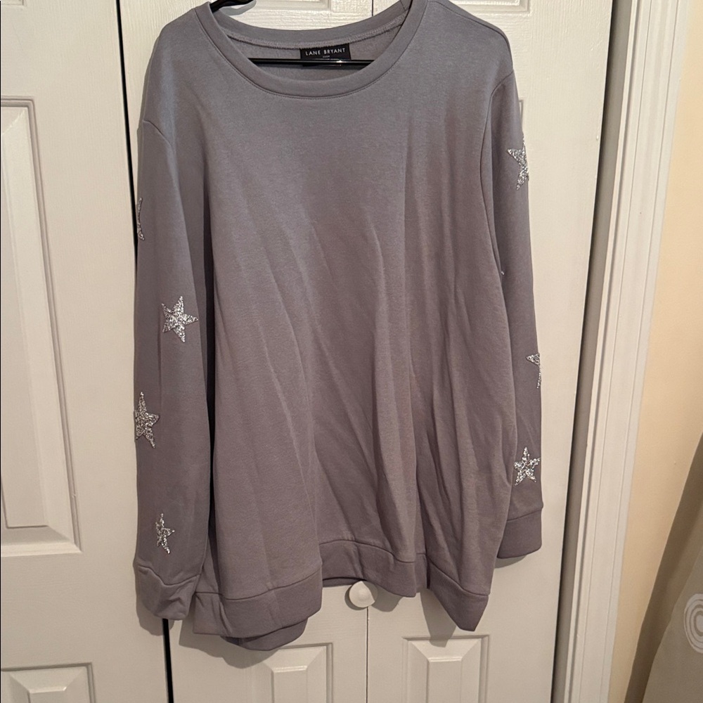 Lane Bryant Gray Sweatshirt